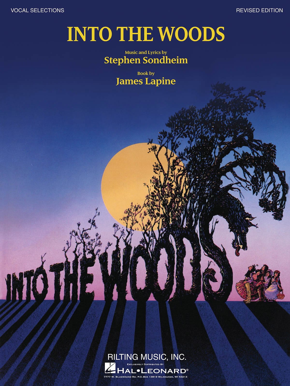 Stephen Sondheim Into The Woods Vocal Selections Revised édition Partition Di Arezzofr 