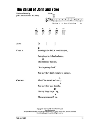 Ukulele chord songbook - The Beatles - Beatles The - Partition