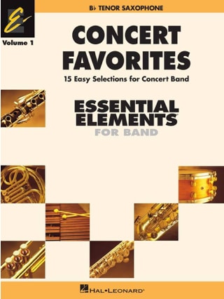 Concert favorites volume 1 Saxophone Ténor Sib - Partition